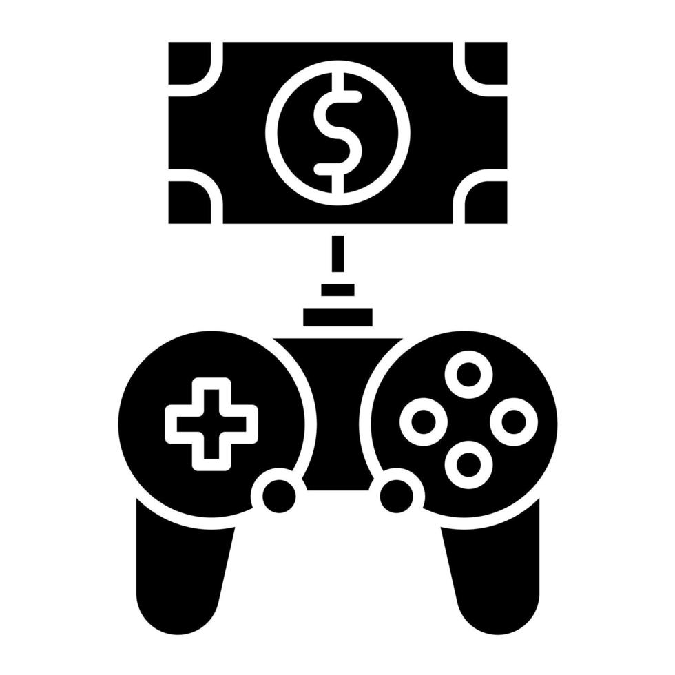 juego dinero vector icono