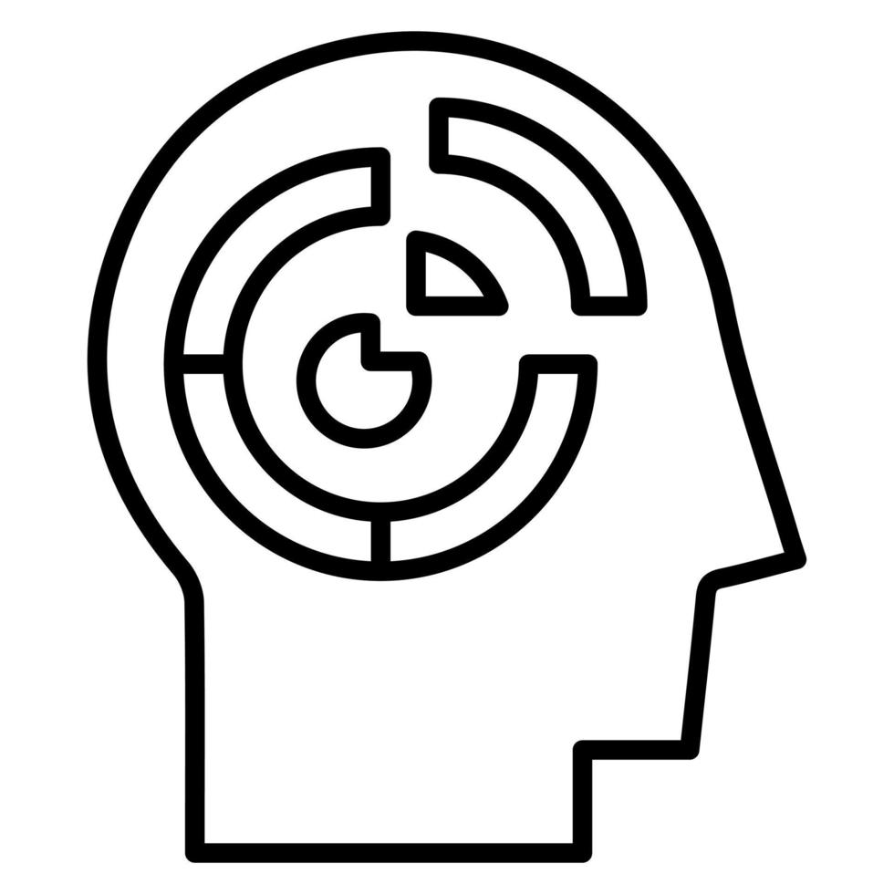 Cognitive vector icon