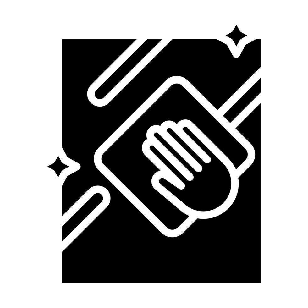 Cleaning Glass vector icon