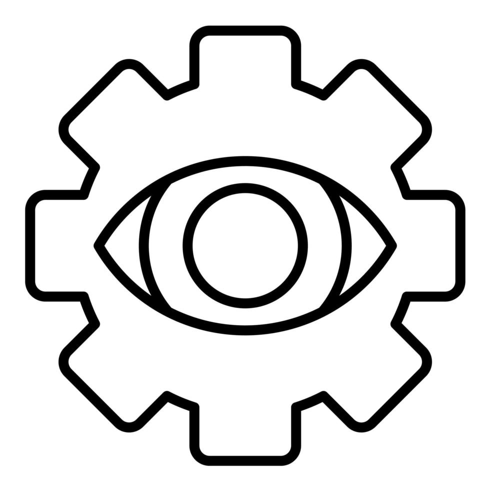 Eye Setting vector icon