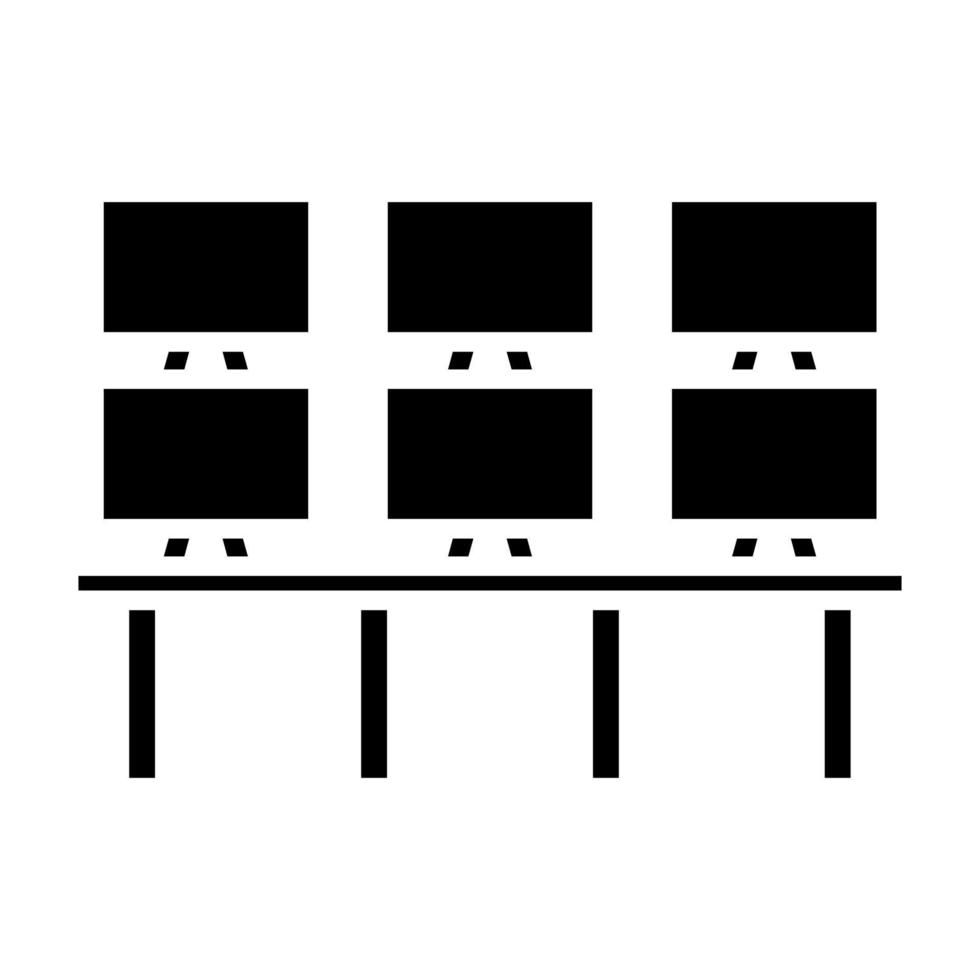 Security Monitors vector icon