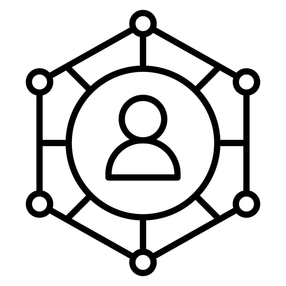 User Connection vector icon
