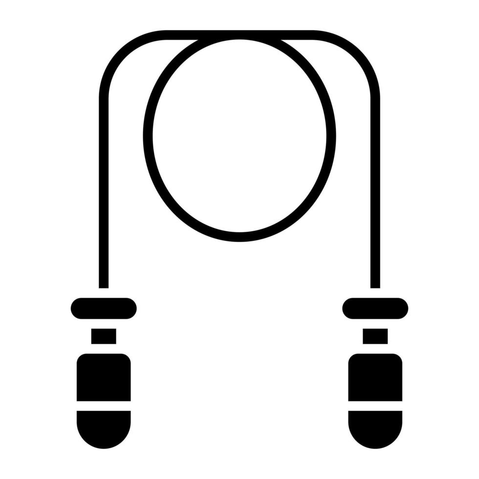 Jumping Rope vector icon