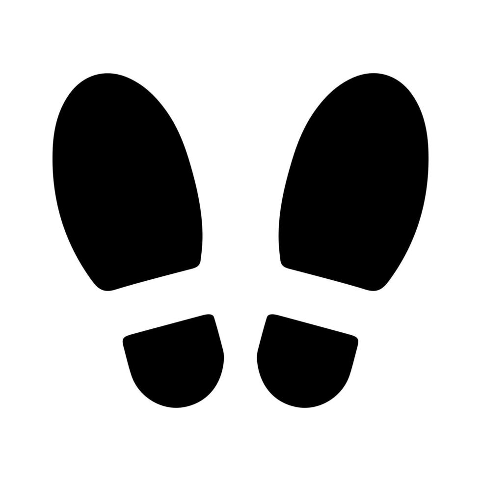 Footprint vector icon