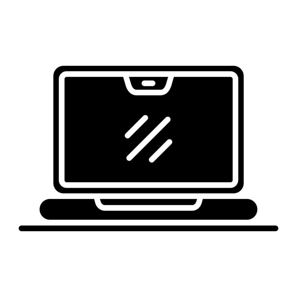 Laptop vector icon