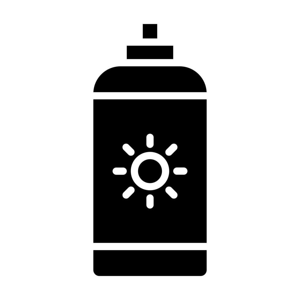 Sunscreen vector icon