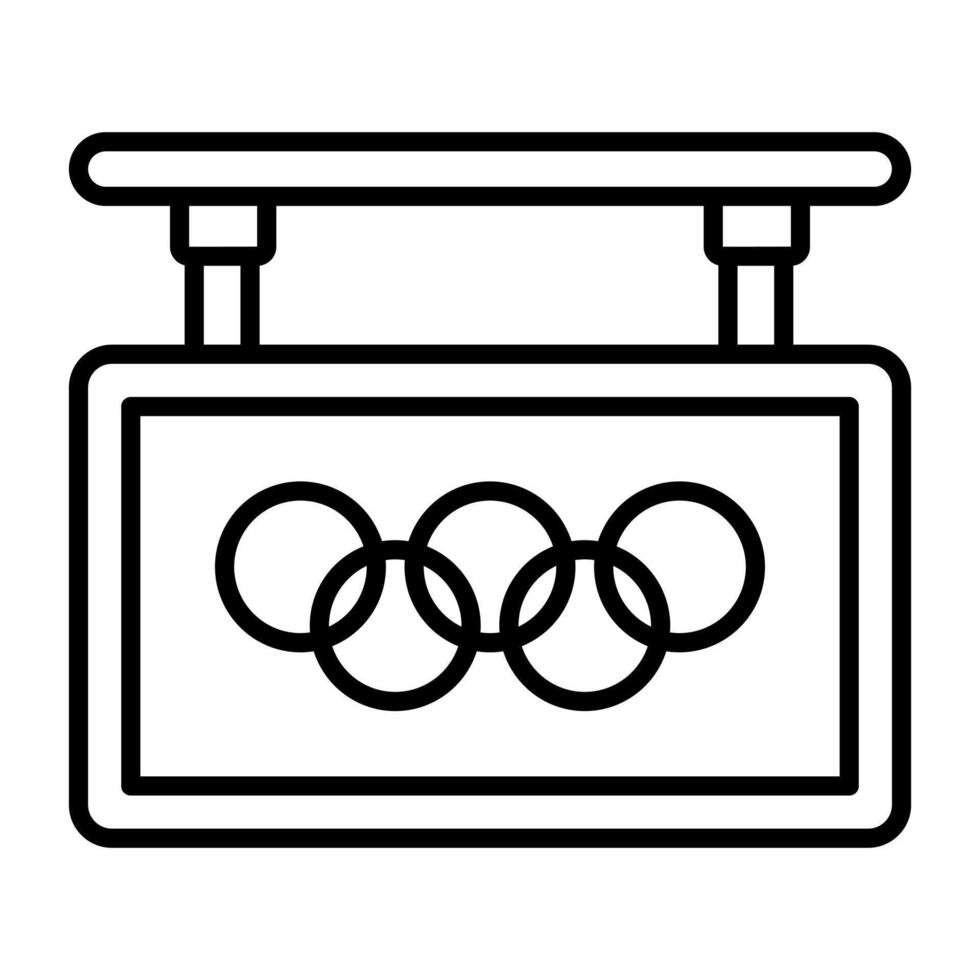 Olympic Games vector icon