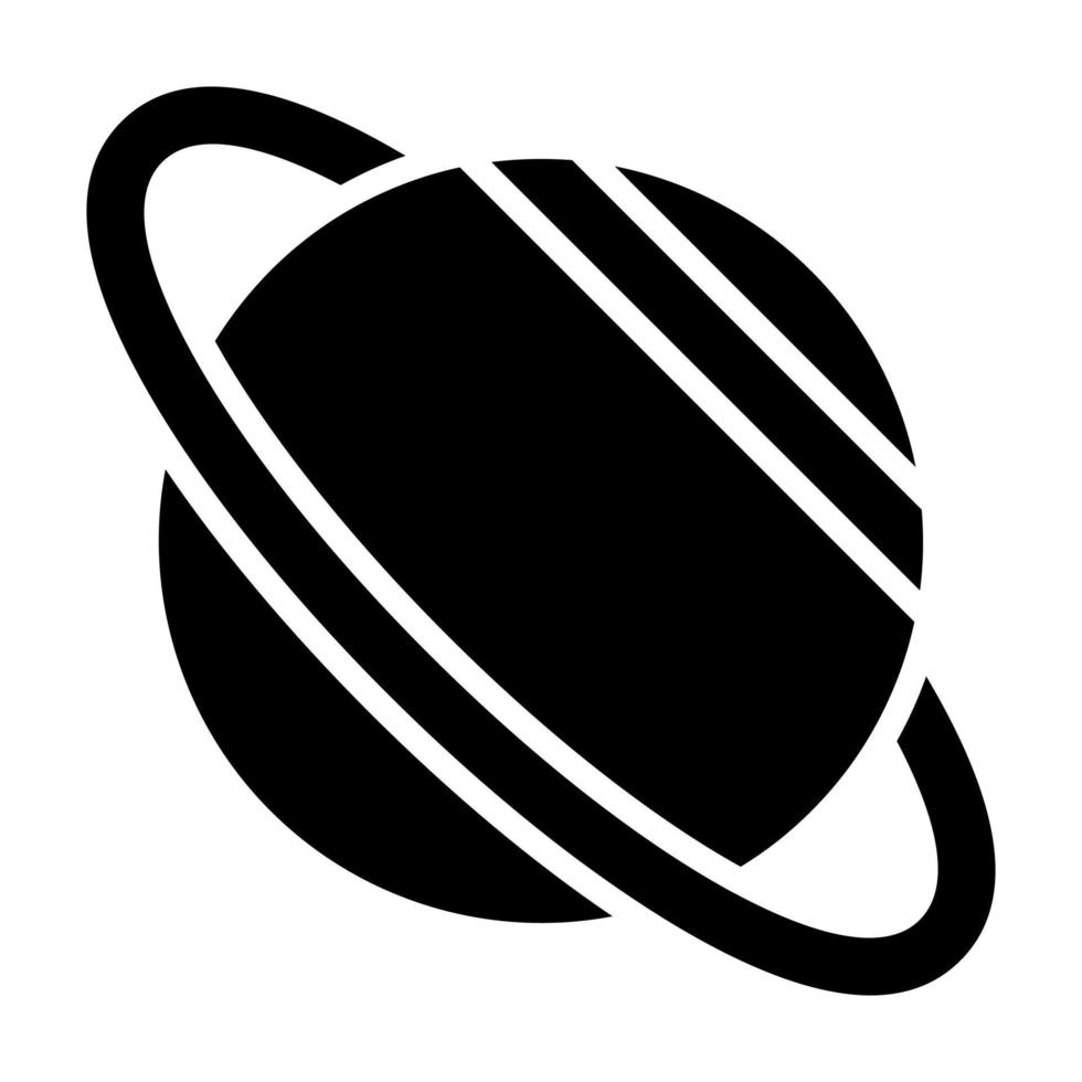 Saturn vector icon