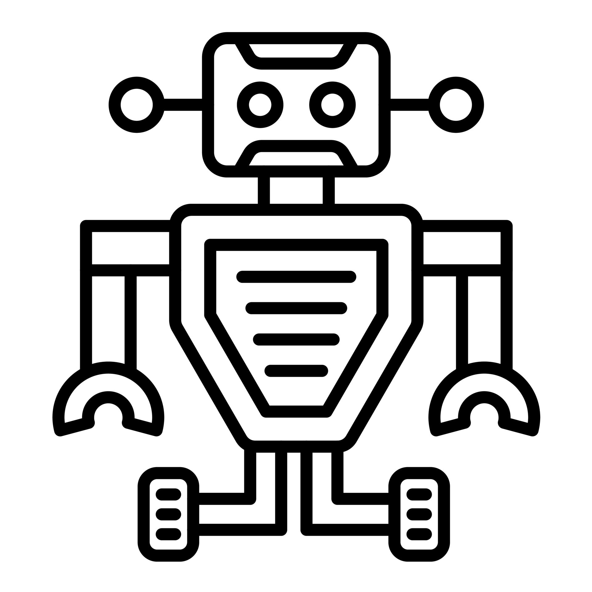 Space Robot vector icon 21708311 Vector Art at Vecteezy