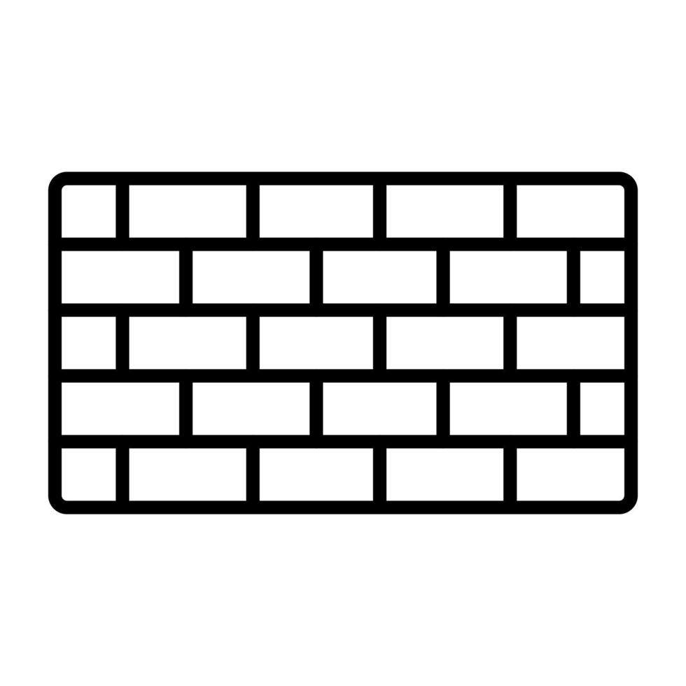 Bricks vector icon