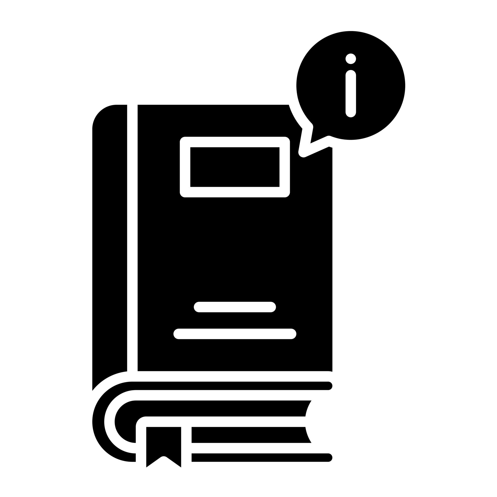 Book Information vector icon 21708405 Vector Art at Vecteezy