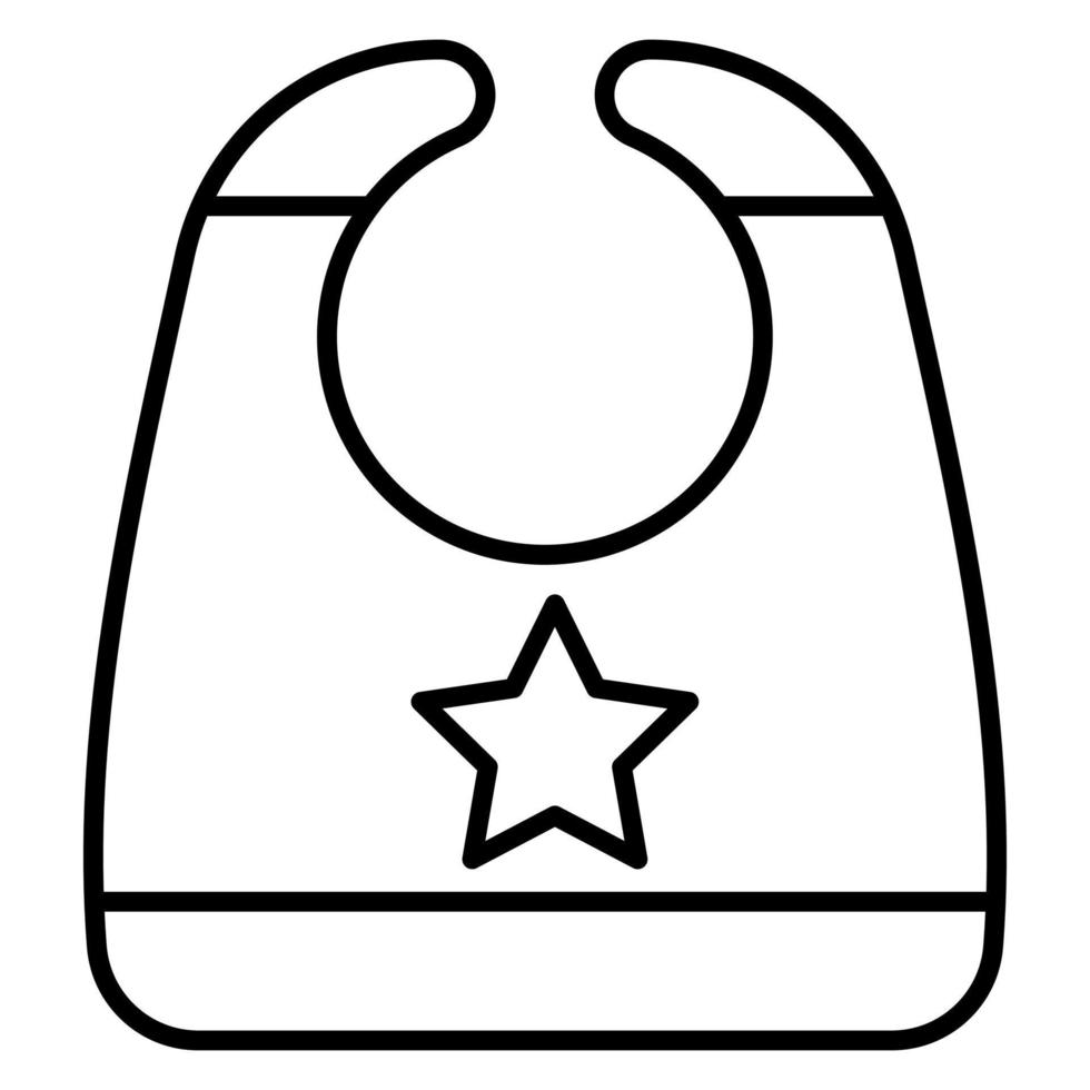 Bib vector icon