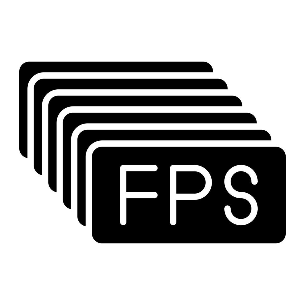 Fps vector icon