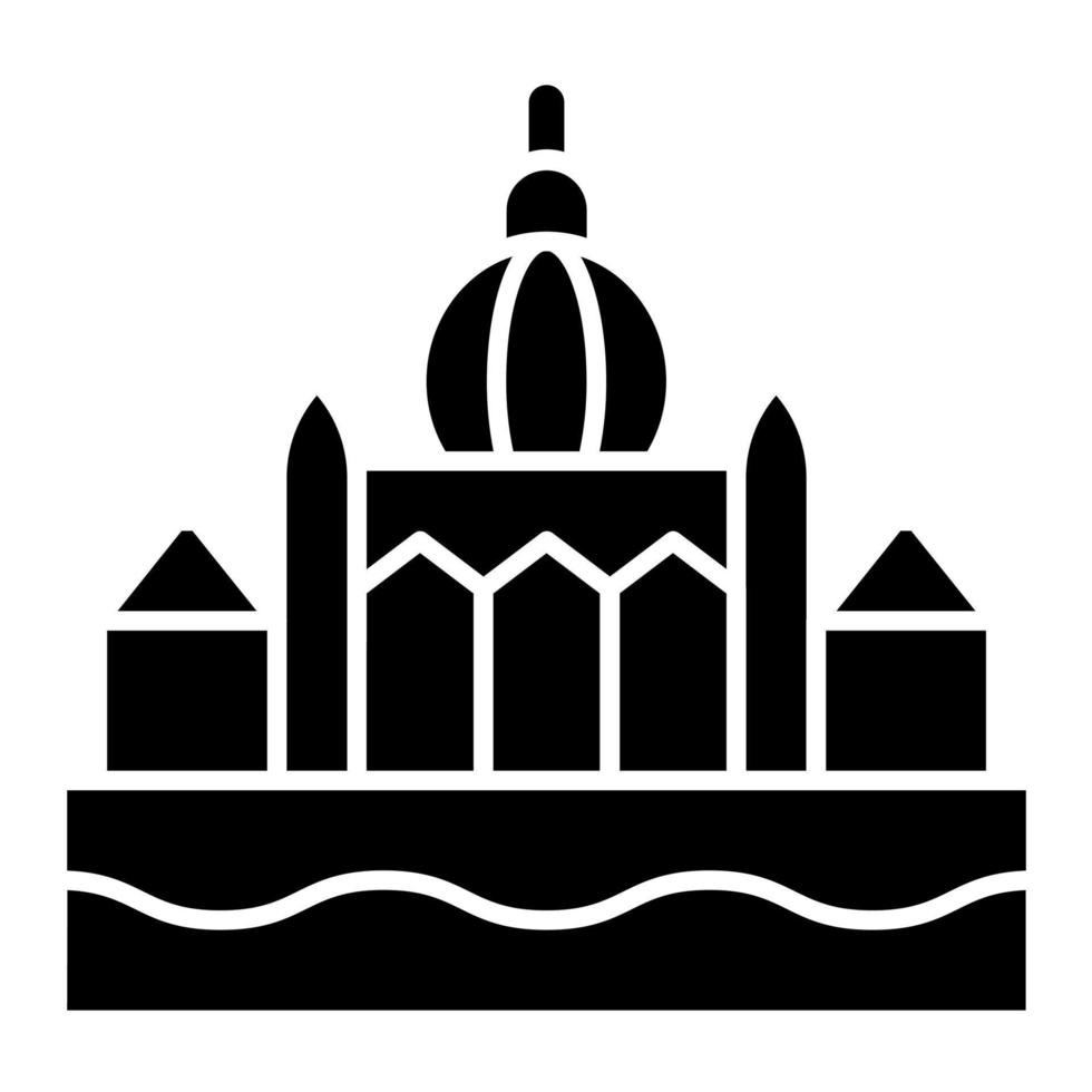 húngaro parlamento vector icono