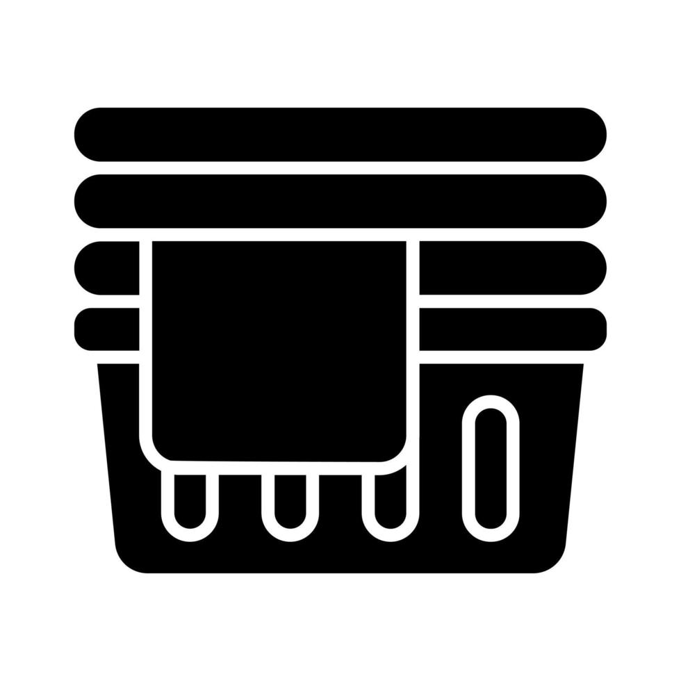 Clothes Basket vector icon