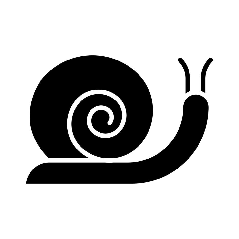 icono de vector de caracol