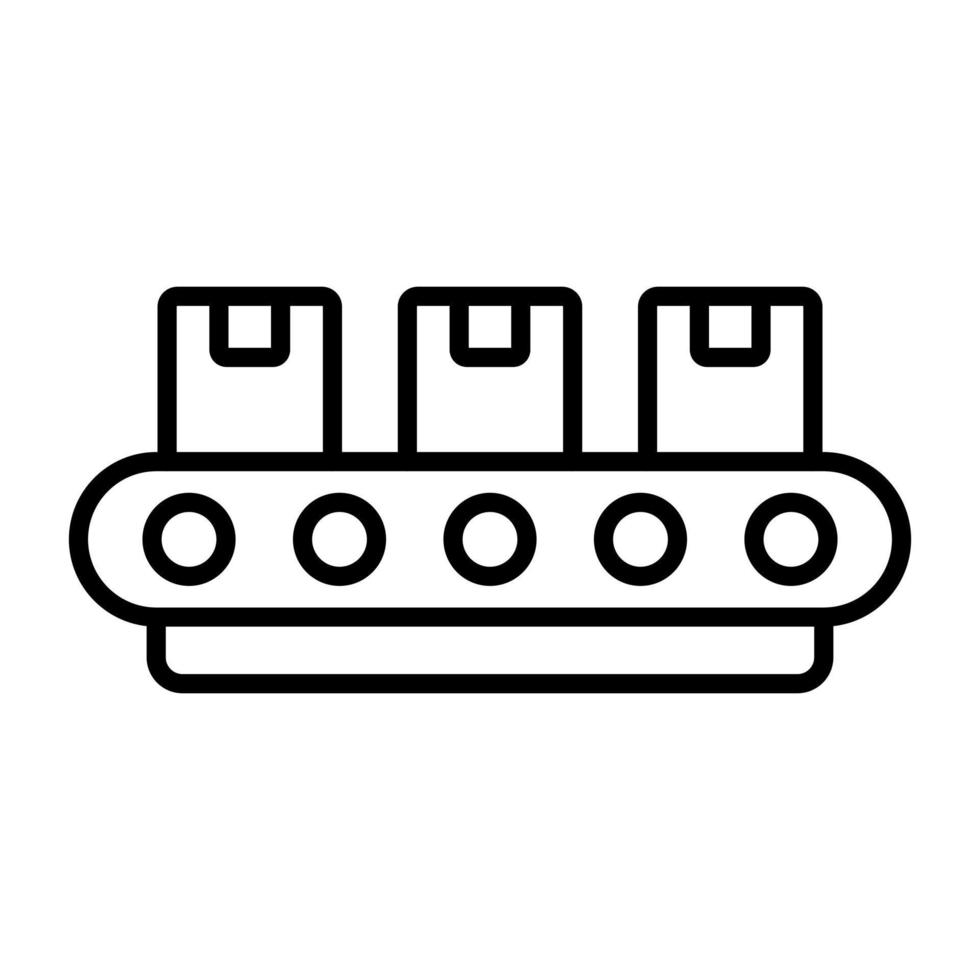 Conveyor Belt vector icon