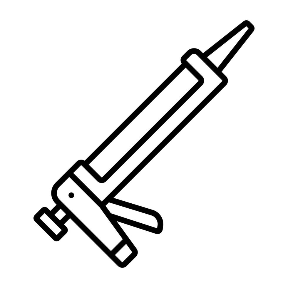 Caulking Gun vector icon