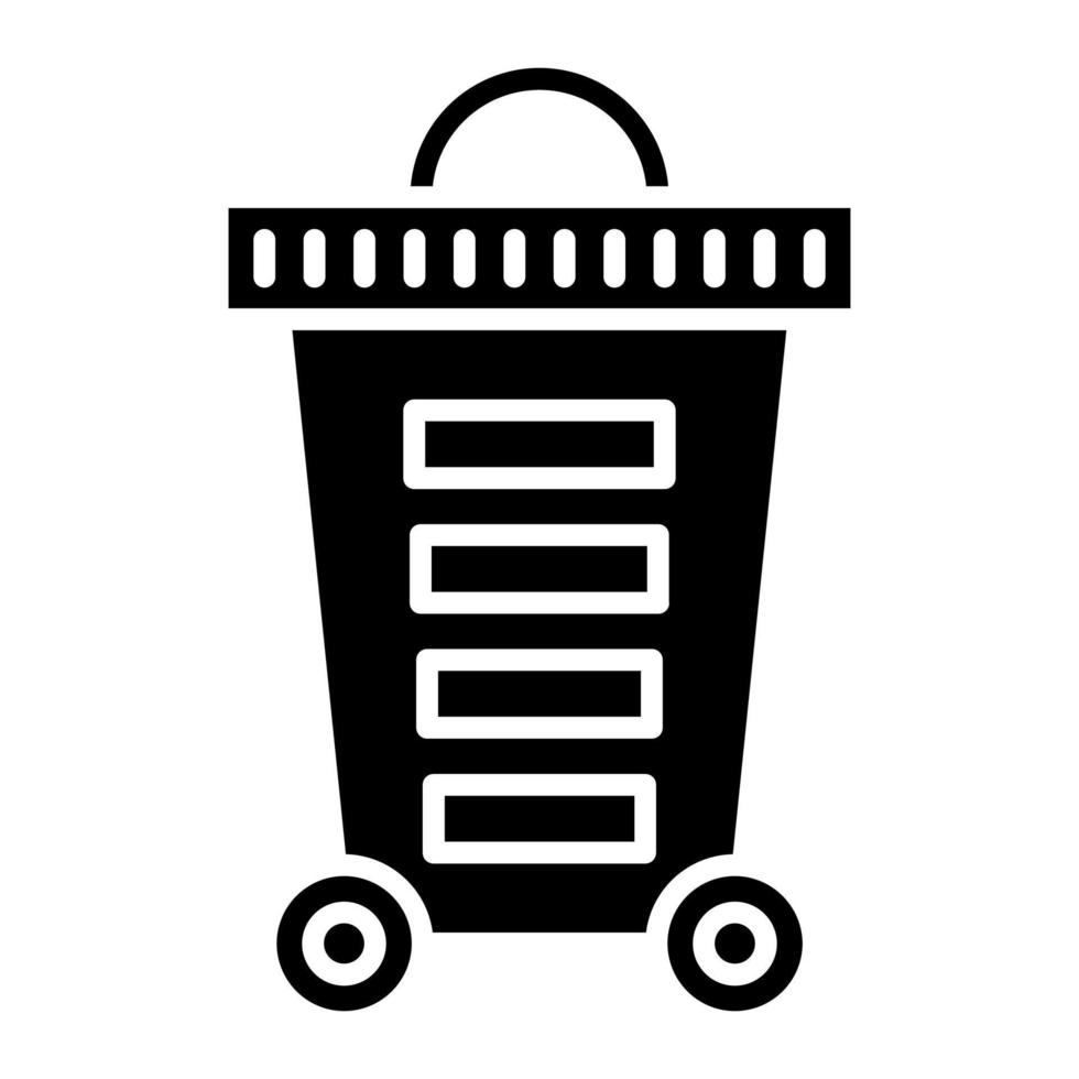 Trash vector icon