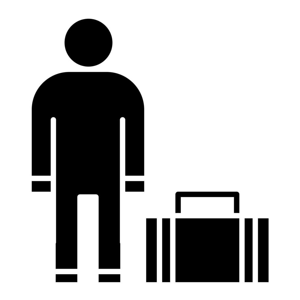 Tourist vector icon