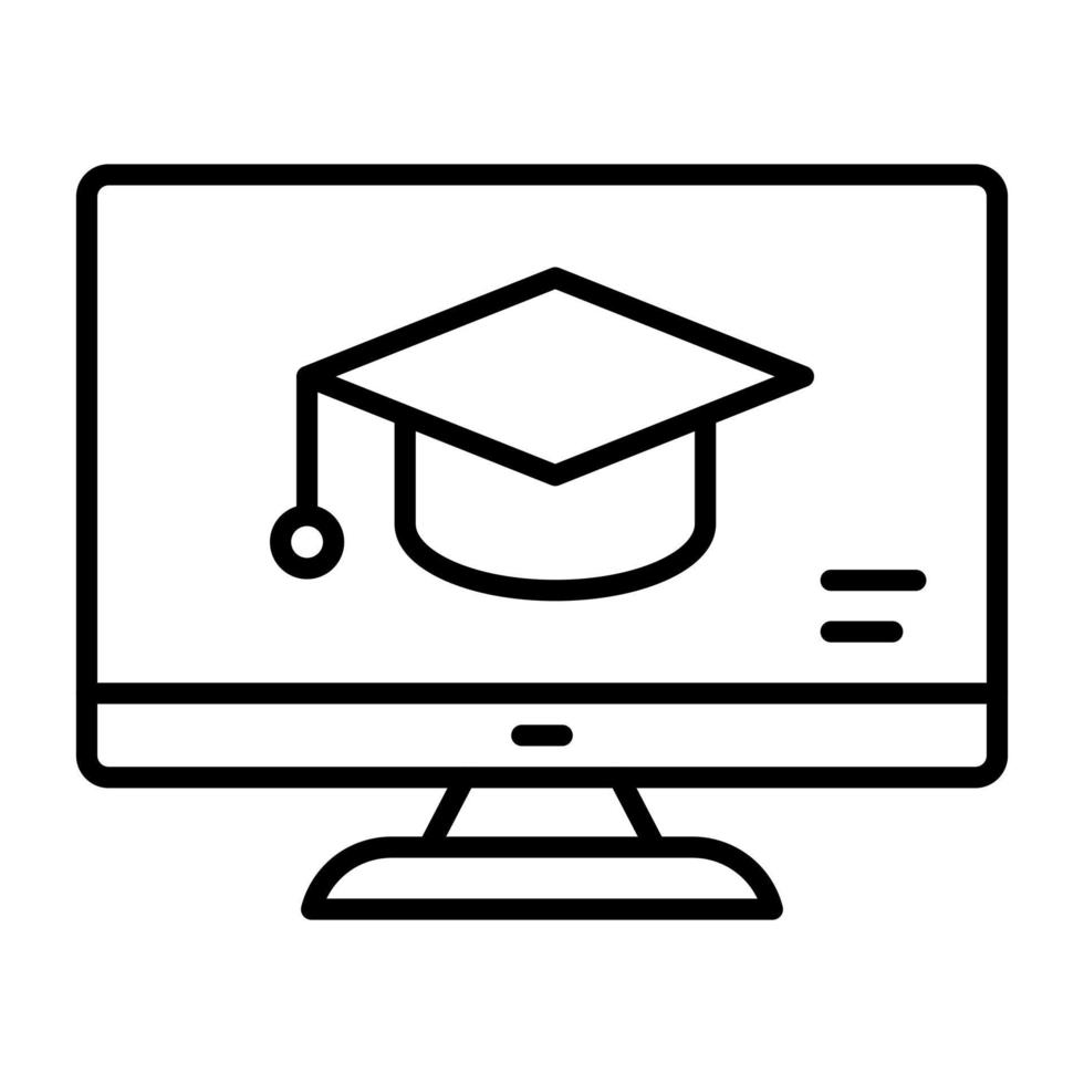 Online Learning vector icon