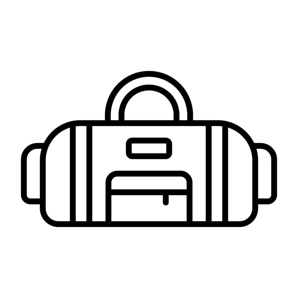 icono de vector de bolsa de deporte