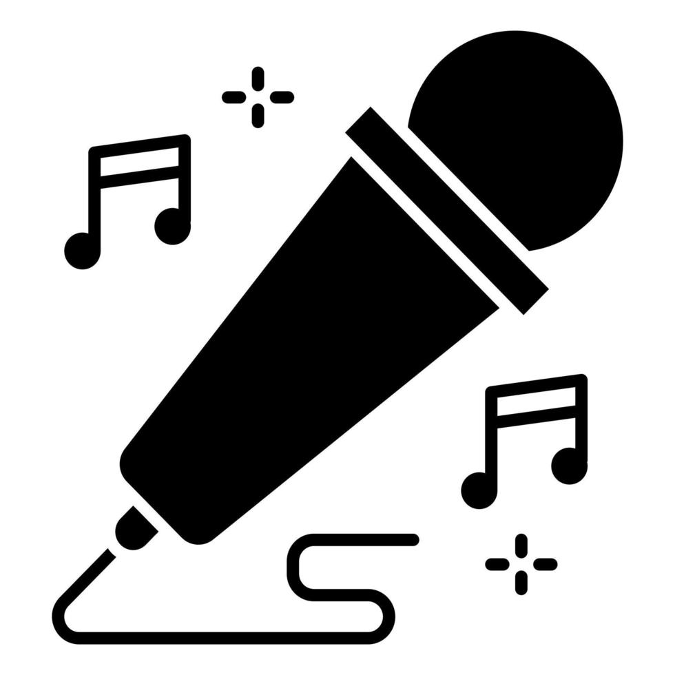 Karaoke vector icon