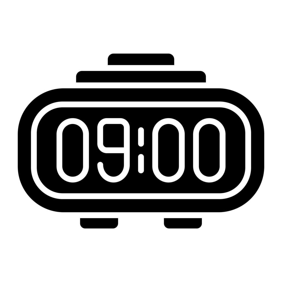 Digital Clock vector icon