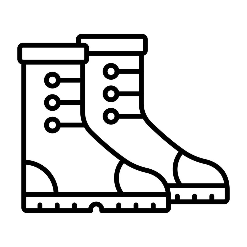 otoño botas vector icono