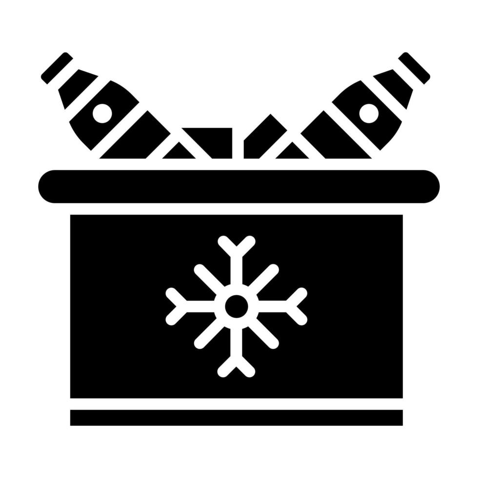 Ice Bucket vector icon