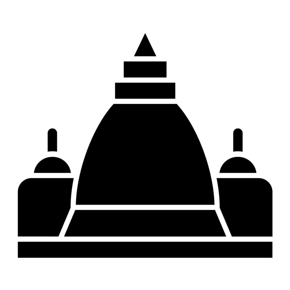 borobudur vector icono