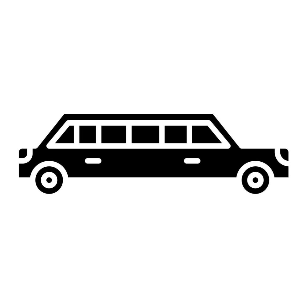 Limousine vector icon