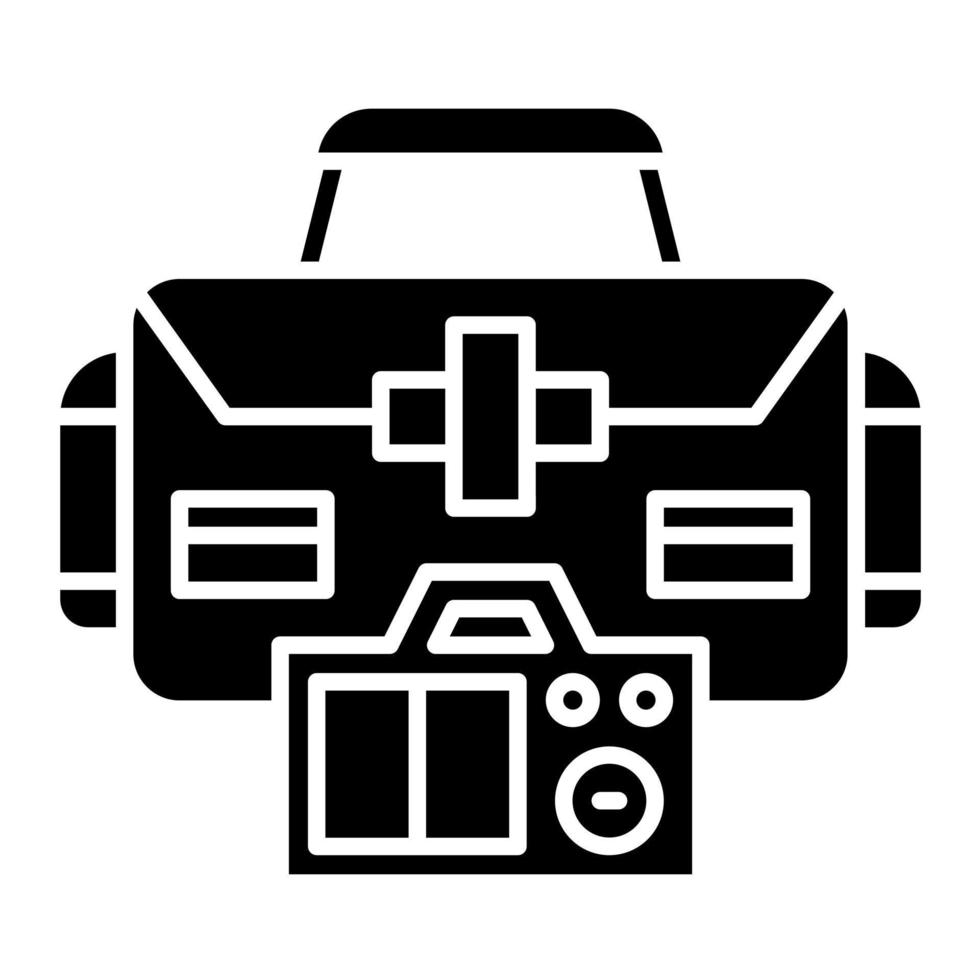 Camera Bag vector icon