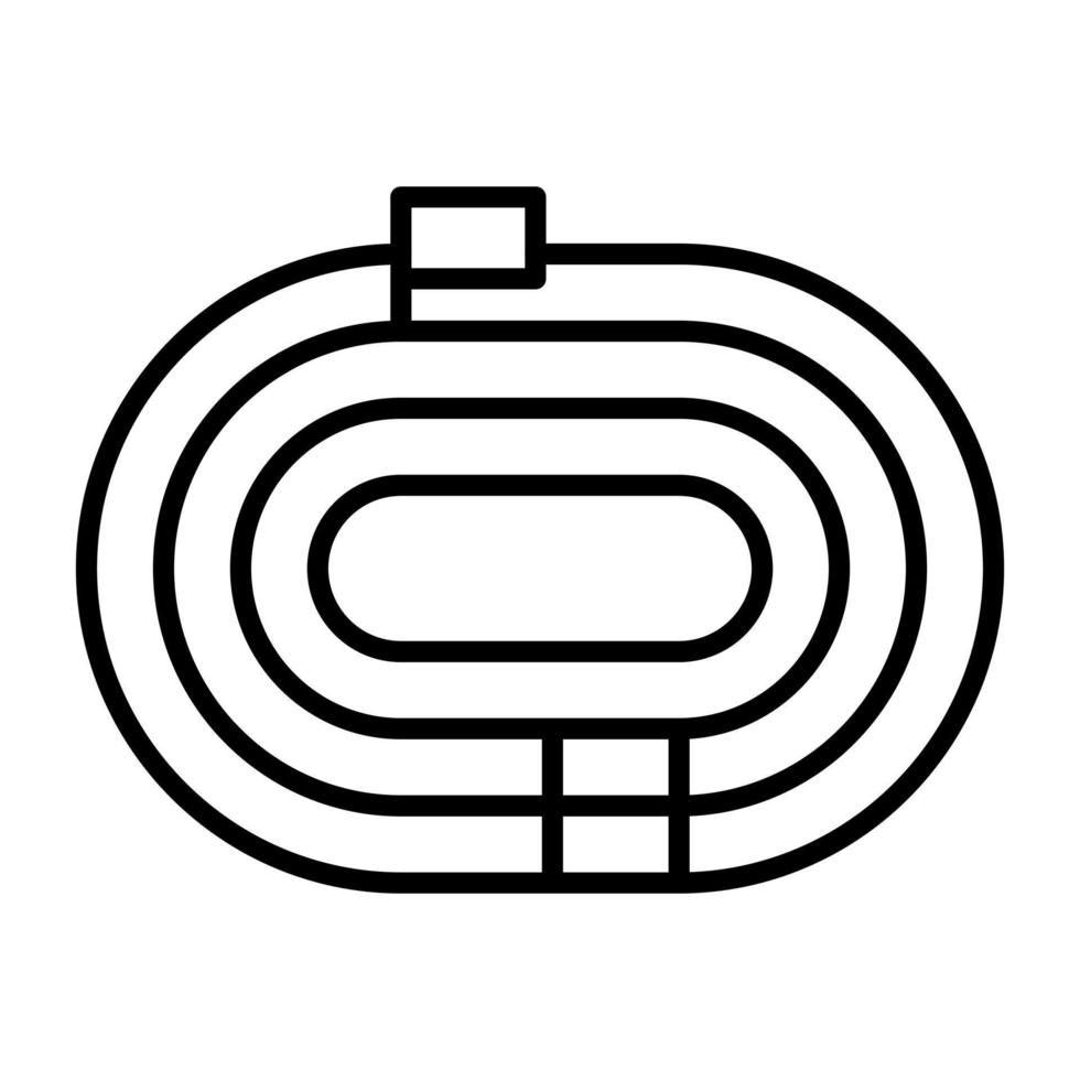 Running Track vector icon