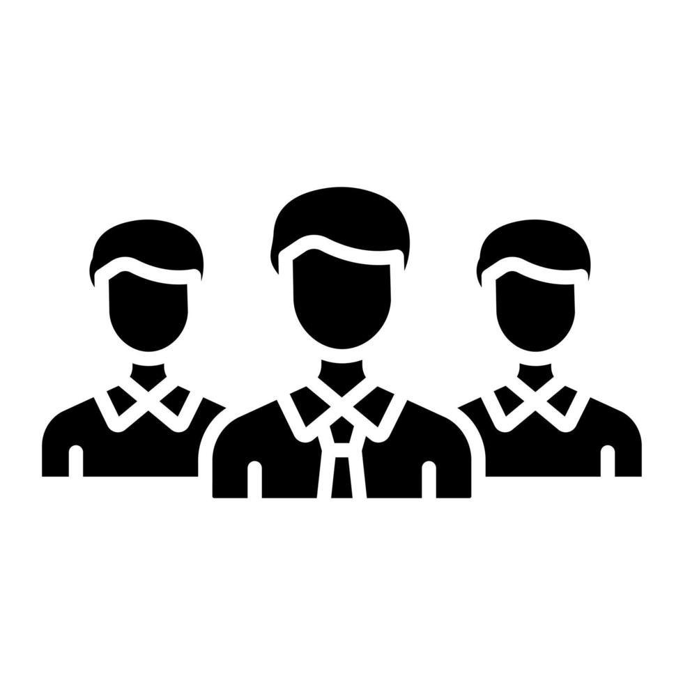 Executive Team vector icon