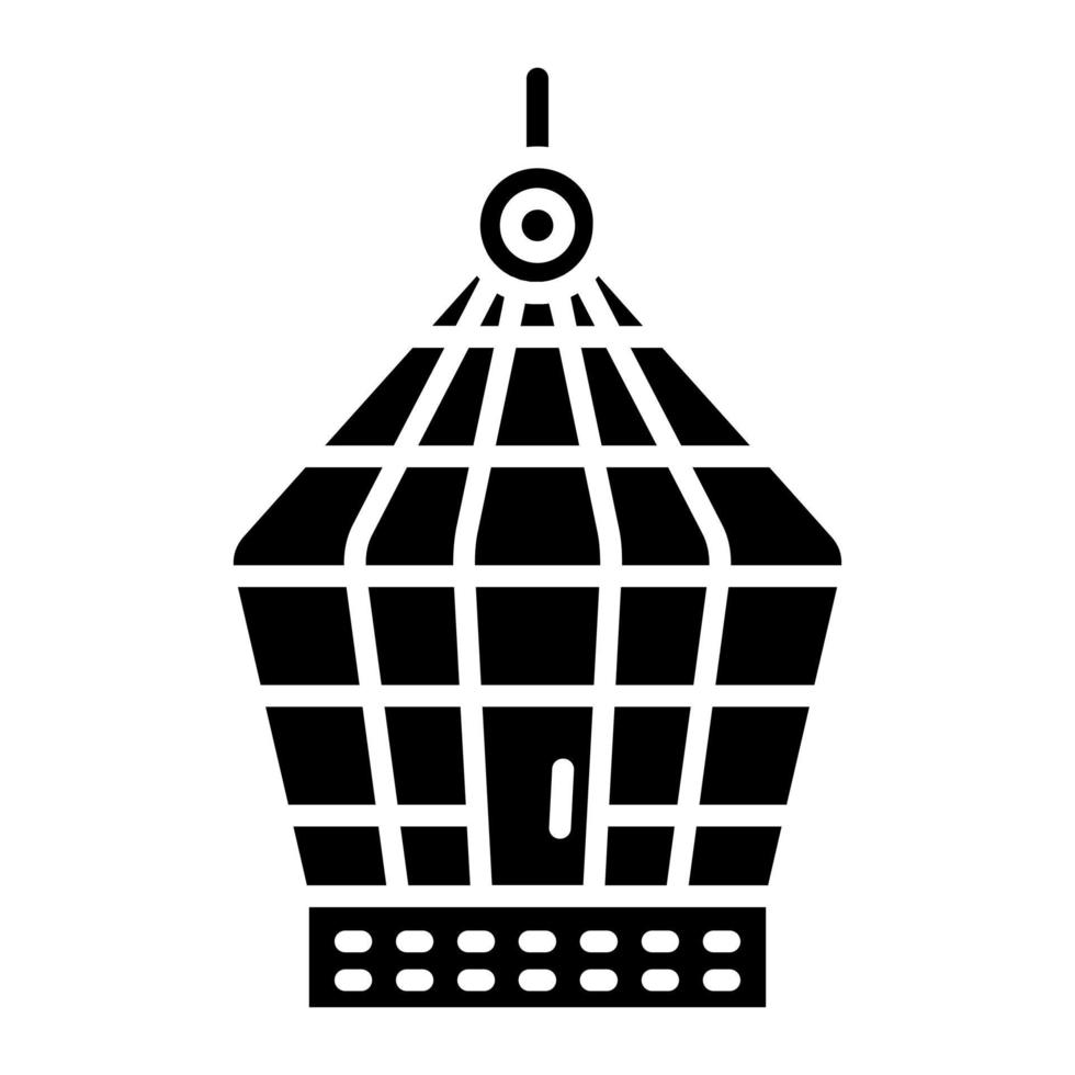 Birdcage vector icon