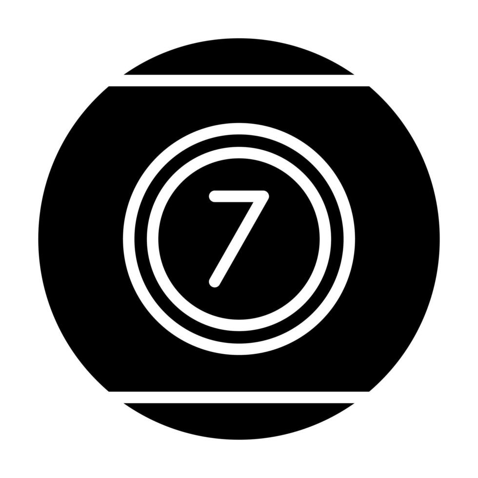 Pool Ball vector icon