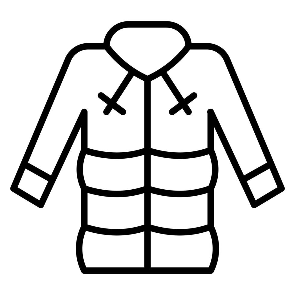 Winter Jacket vector icon