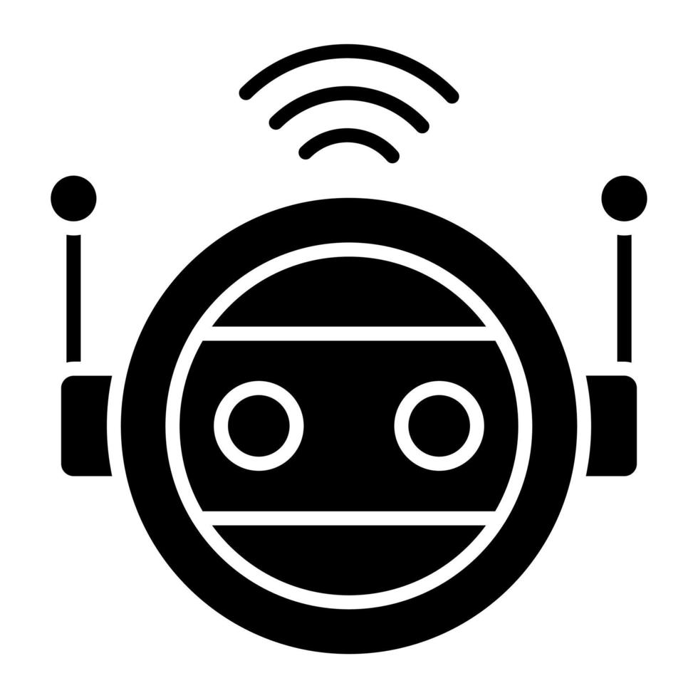 Smart Robotic vector icon