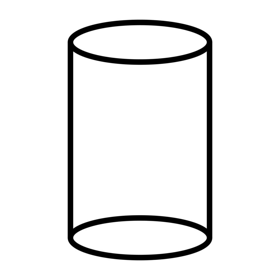 Cylinder vector icon