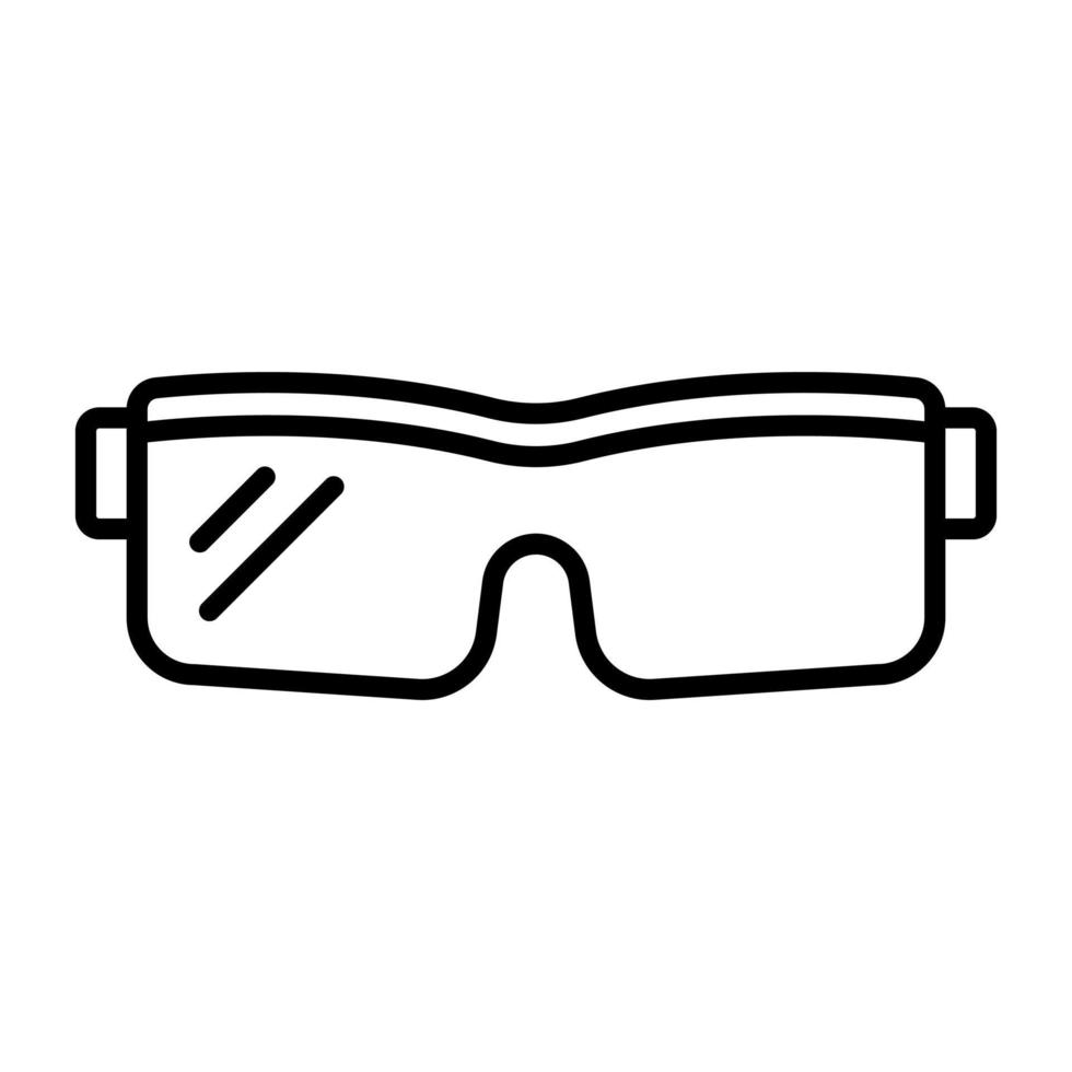 Scientist Glasses vector icon