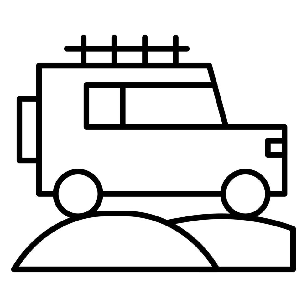 Desert Safari vector icon