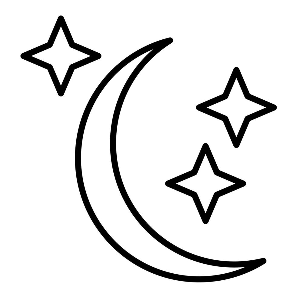 New Moon vector icon