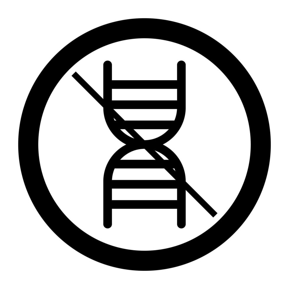 No Gmo vector icon