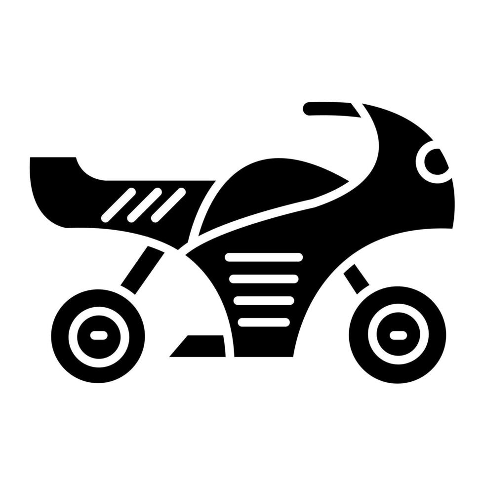 Motorbike vector icon