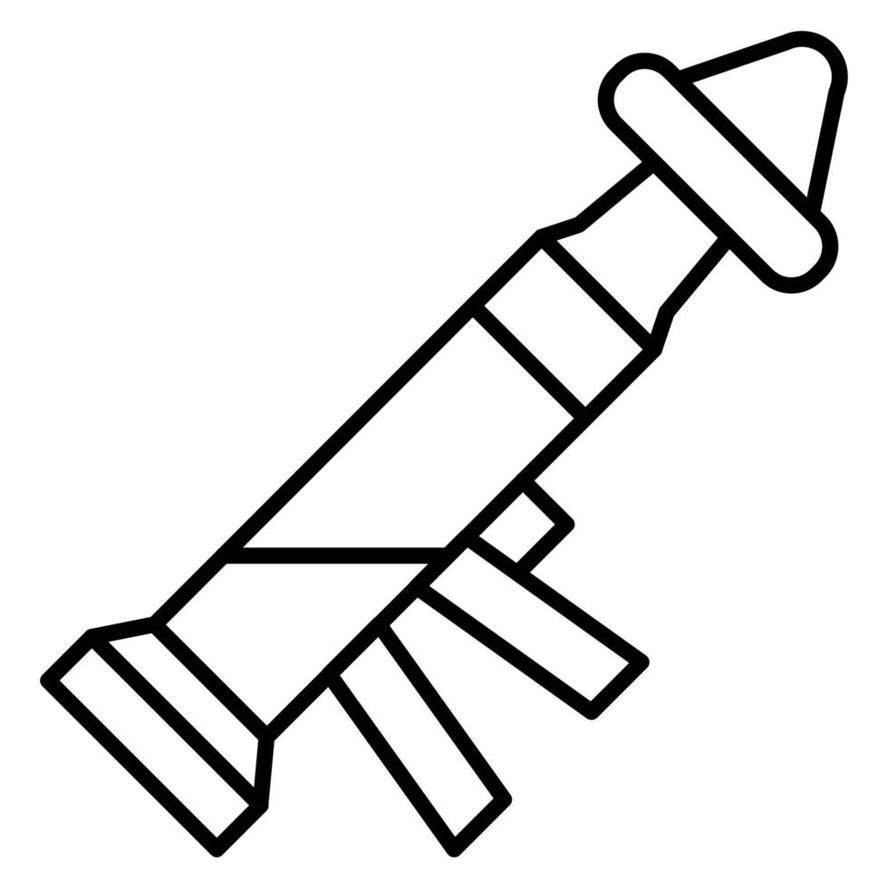Army Rocket vector icon