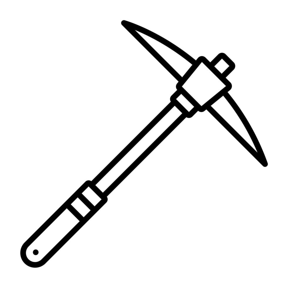 Pickaxe vector icon