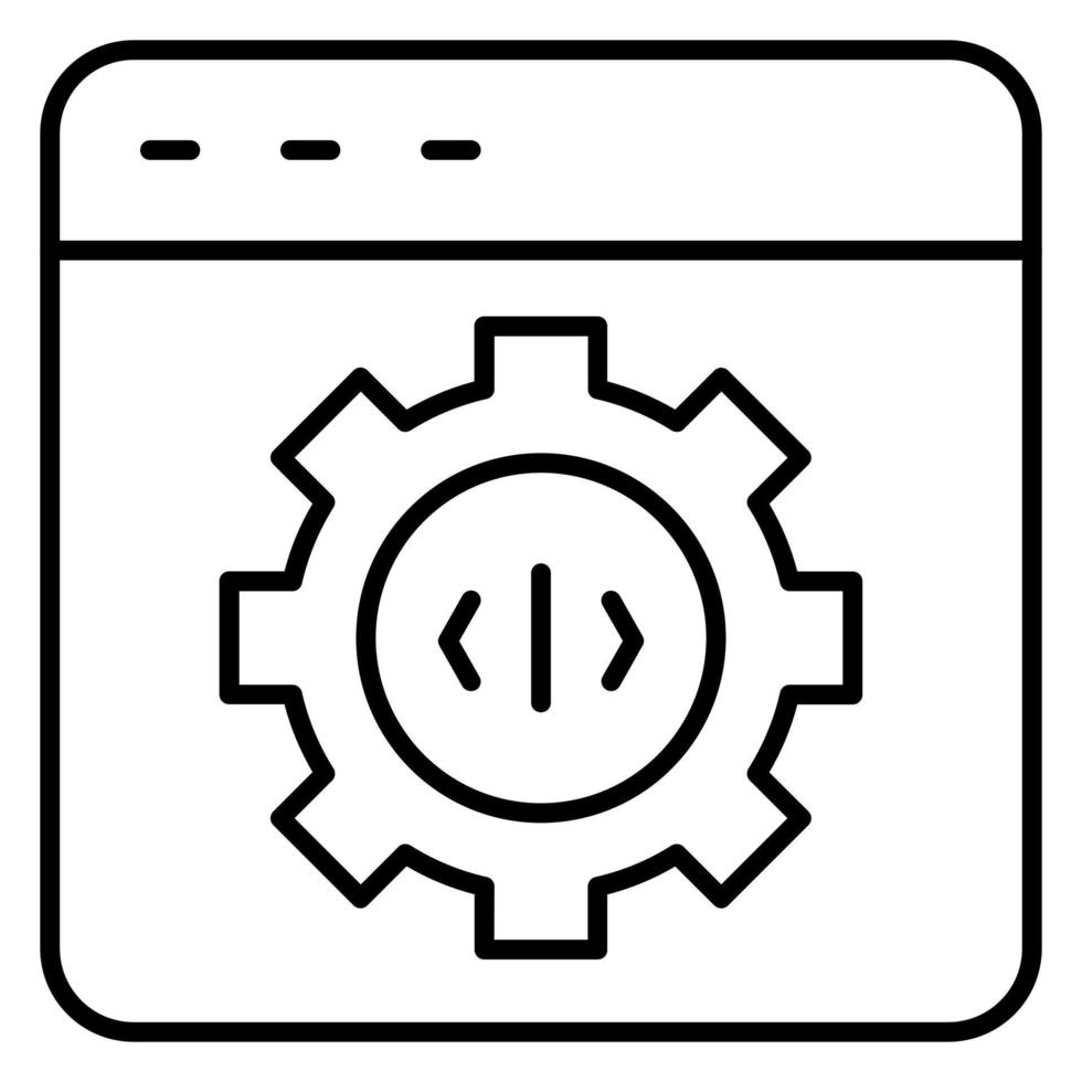 Code Engineering vector icon