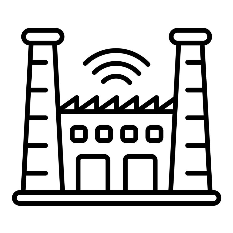 Smart Factory vector icon