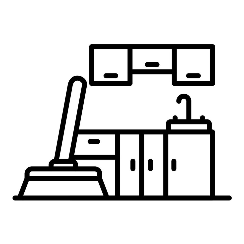 Kitchen Cleaning vector icon